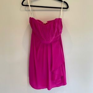 Hot Pink Mini Shoshanna Dress